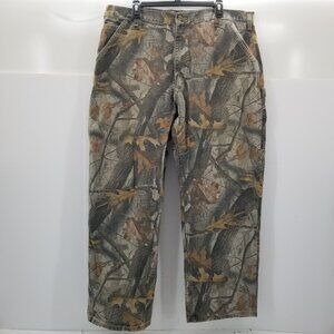 Vtg Carhartt Realtree Pants Camo B158 CM0 Dungaree Carpenter 40 x 30